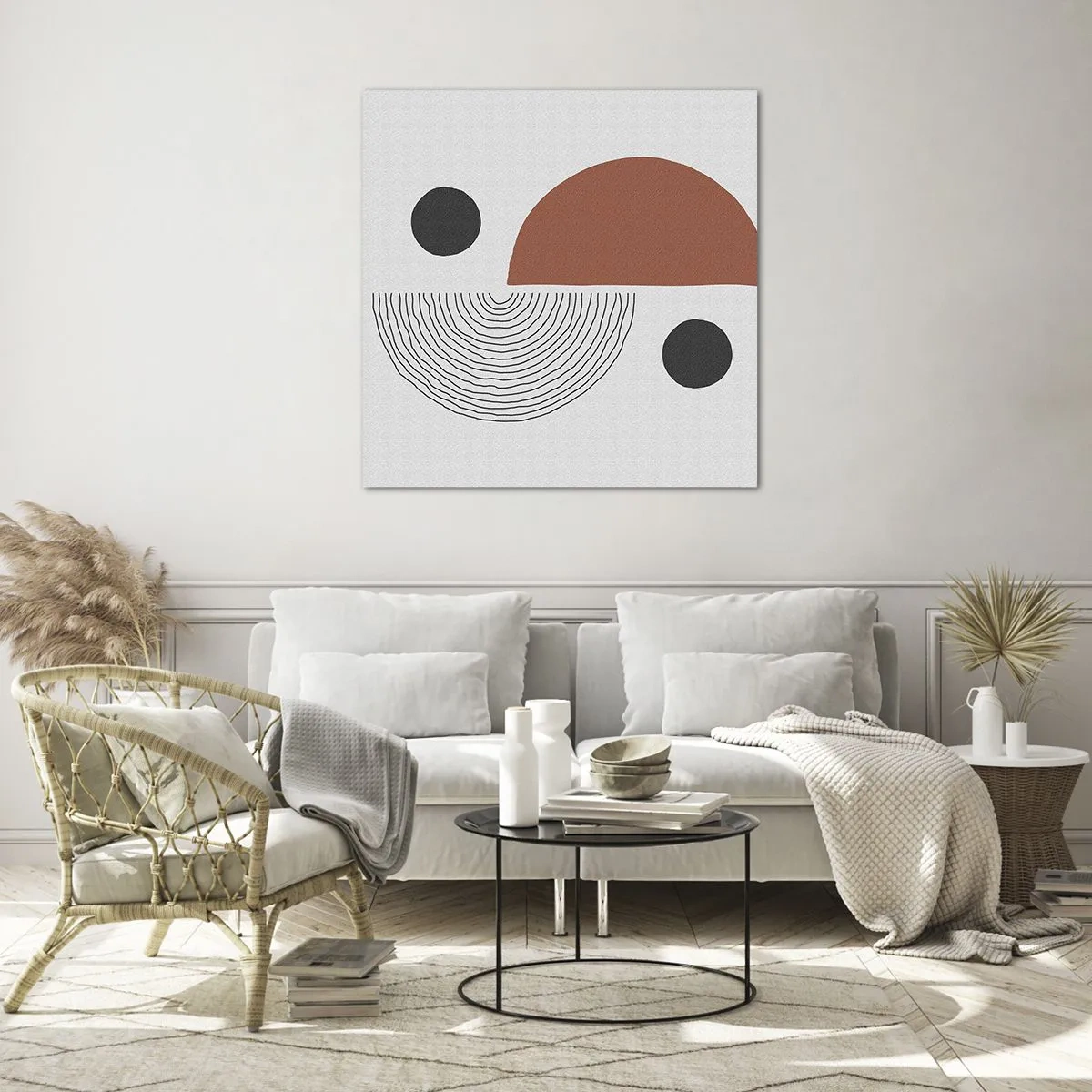 Glasbild - Bild auf glas - Perfektion des Rades - 40x40 cm