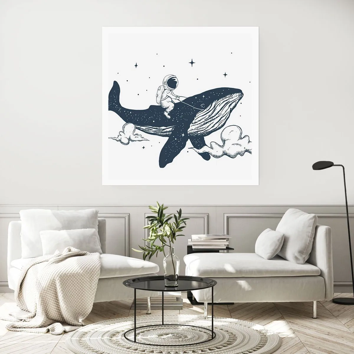 Poster - Weltraumabenteuer - 50x50 cm