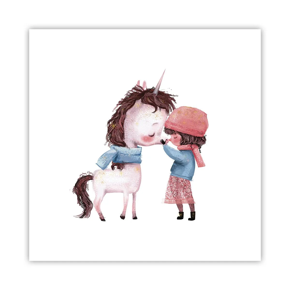 Poster - Ein Wintermärchen - 30x30 cm