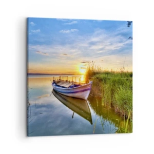 Bild auf Leinwand - Leinwandbild - Bucht erfüllter Träume - 50x50 cm