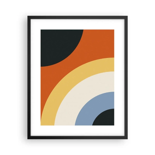 Poster in einem schwarzem Rahmen - Zu mir selbst - 40x50 cm