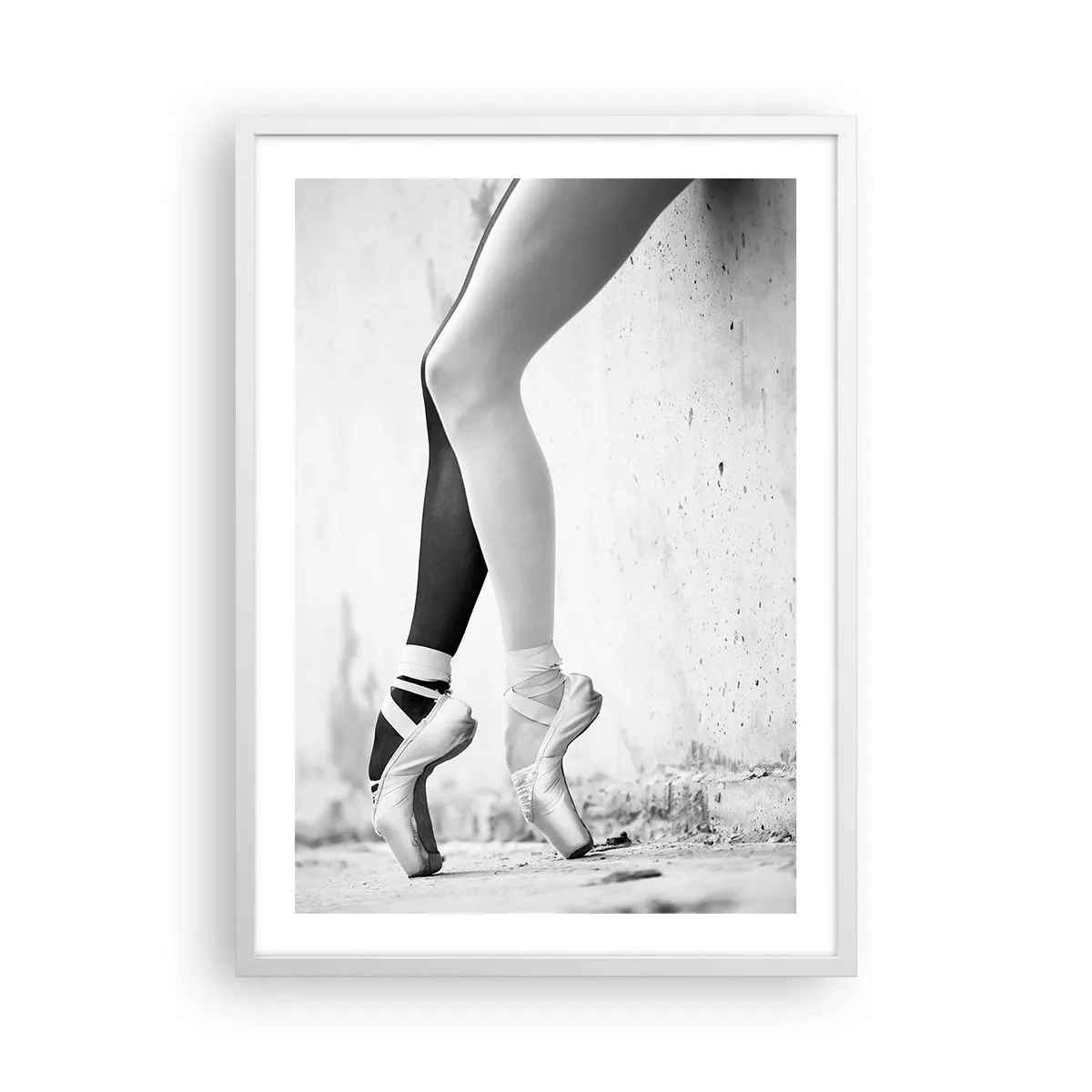Poster in einem weißen Rahmen - Ballerina, voilà! - 50x70 cm