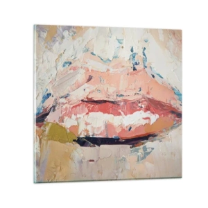 Glasbild - Bild auf glas - Es weckt die Sinne - 40x40 cm