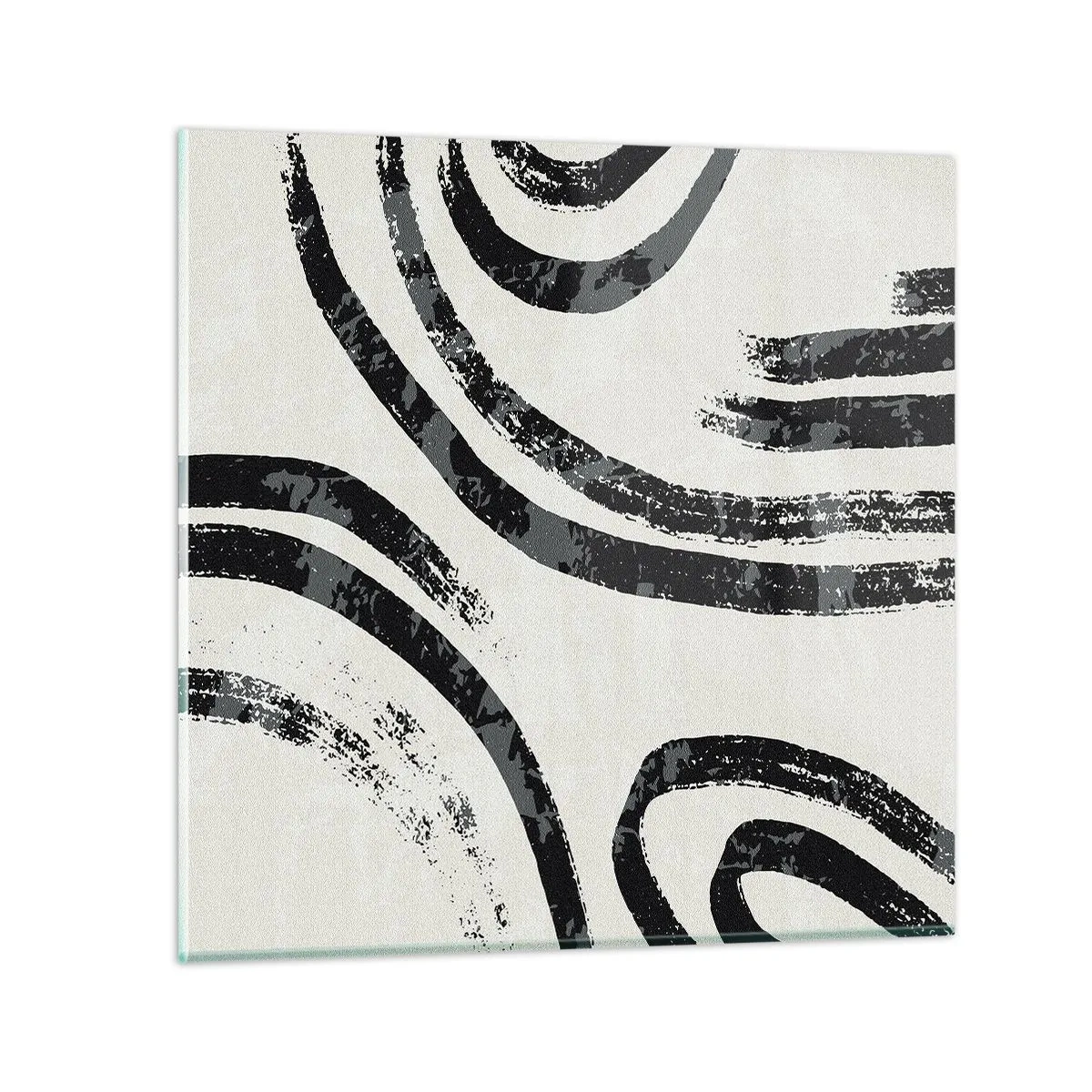 Glasbild - Bild auf glas - Bei Hälfte angehalten - 50x50 cm