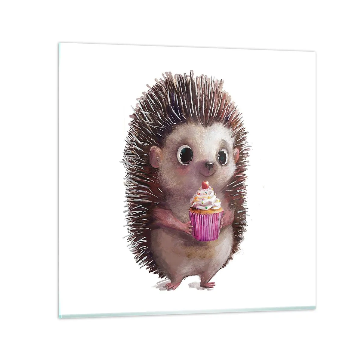 Glasbild - Bild auf glas - Der Feiertag ist jeden Tag - 30x30 cm