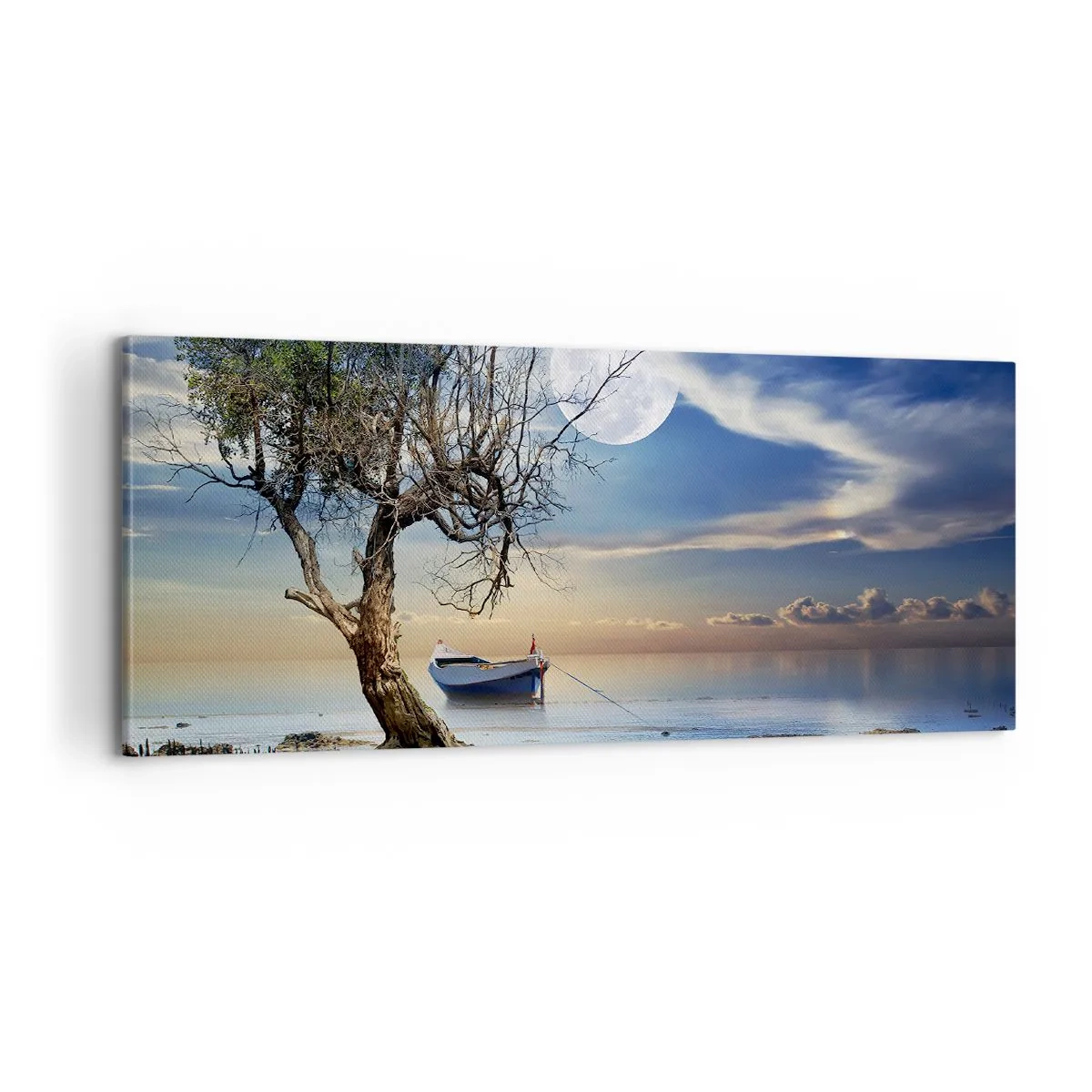 Bild auf Leinwand - Leinwandbild - Ist das das Ende oder der Anfang? - 100x40 cm