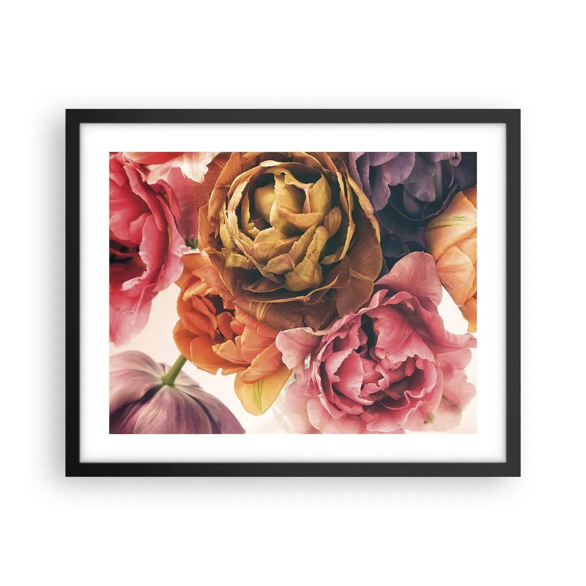 Poster in einem schwarzem Rahmen - Eine Feier des Lebens - 50x40 cm