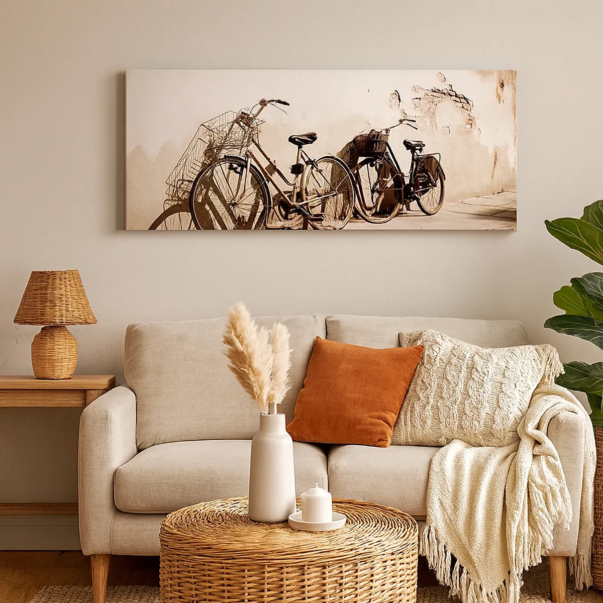 Bild auf Leinwand - Leinwandbild - Der unvergessliche Charme der Vergangenheit - 30x30 cm