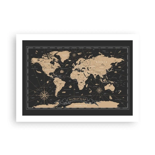 Poster - Die Grenzen meiner Welt - 70x50 cm