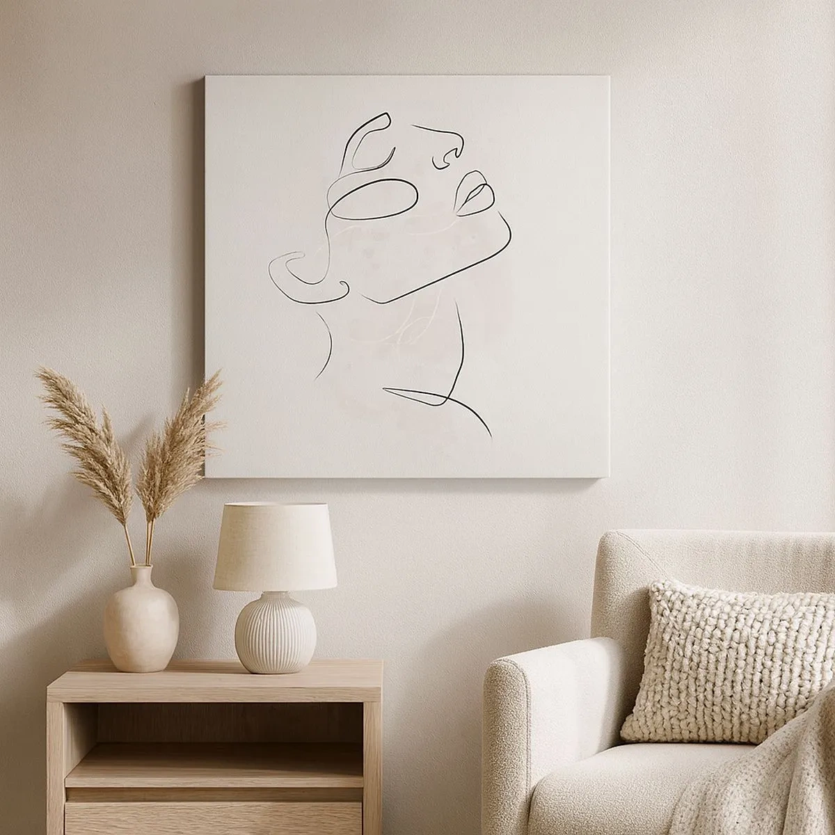 Bild auf Leinwand - Leinwandbild - Die Umrisse eines Traums - 30x30 cm