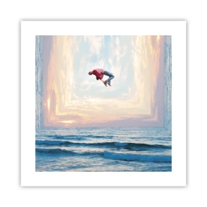 Poster - In eine andere Dimension - 40x40 cm