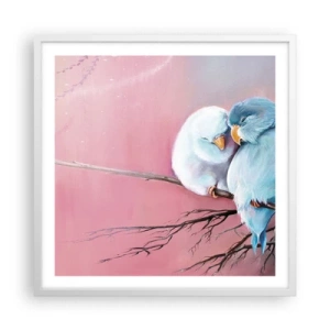 Poster in einem weißen Rahmen - Was kann ich hier hinzufügen? ... - 60x60 cm