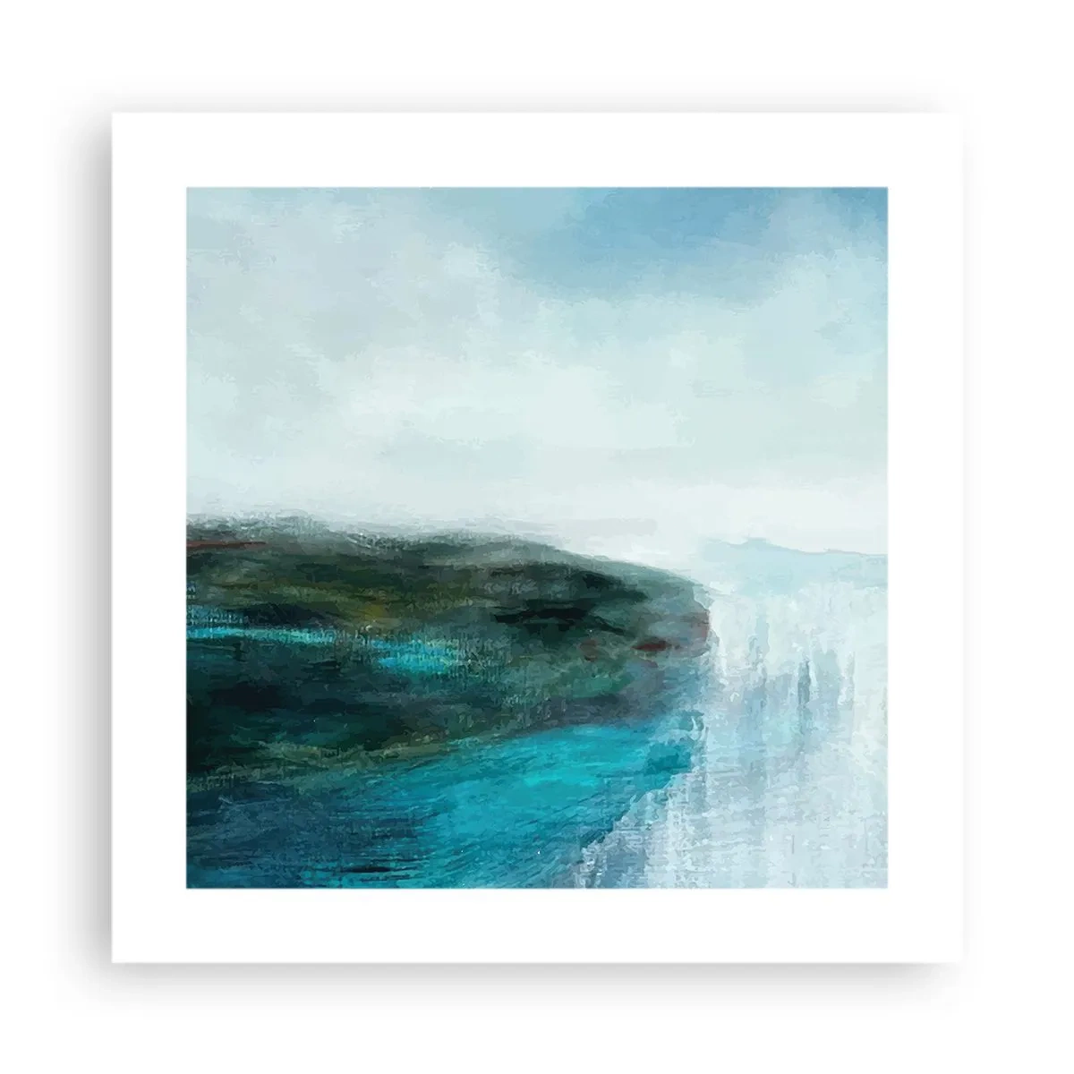 Poster - Nautische Abstraktion - 40x40 cm