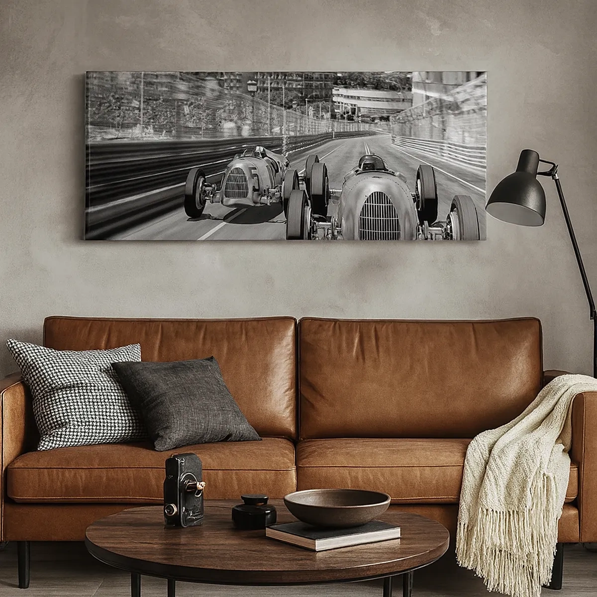 Bild auf Leinwand - Leinwandbild - Vor langer Zeit in Monte Carlo - 30x30 cm