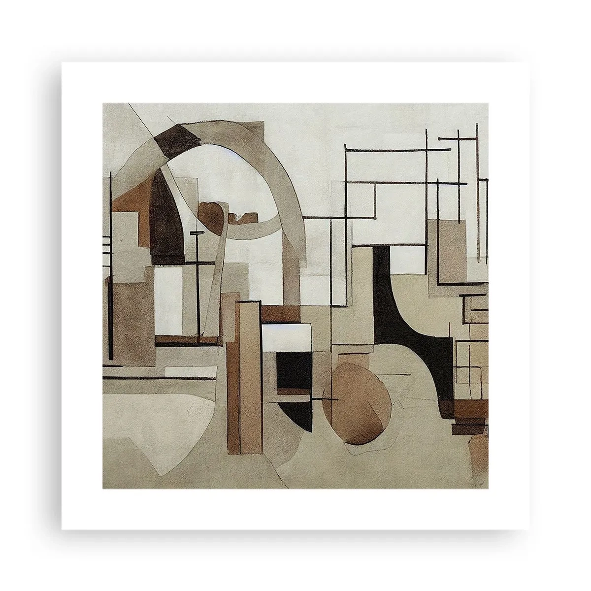 Poster - Stadtbild 2.0 - 40x40 cm