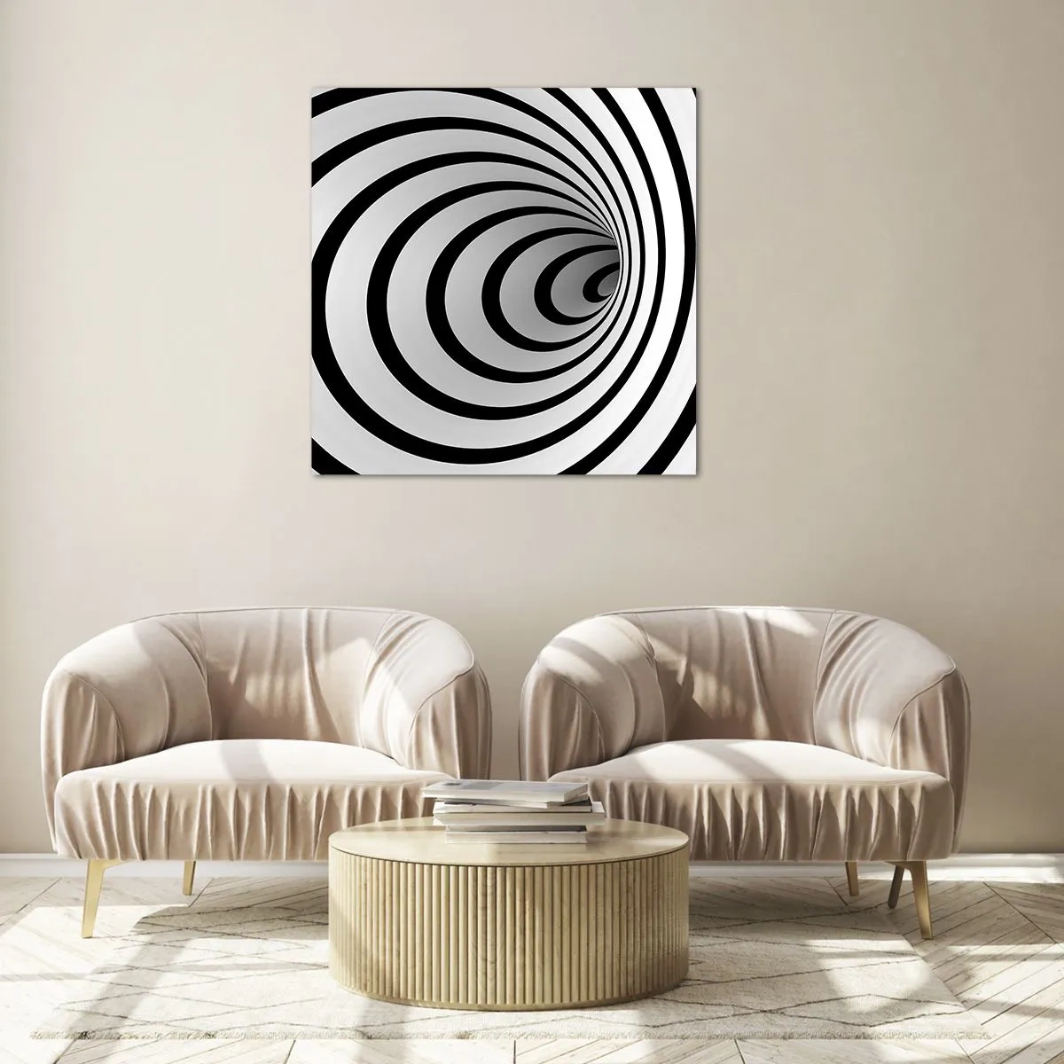 Glasbild - Bild auf glas - Sie können dem auch nicht widerstehen? - 60x60 cm