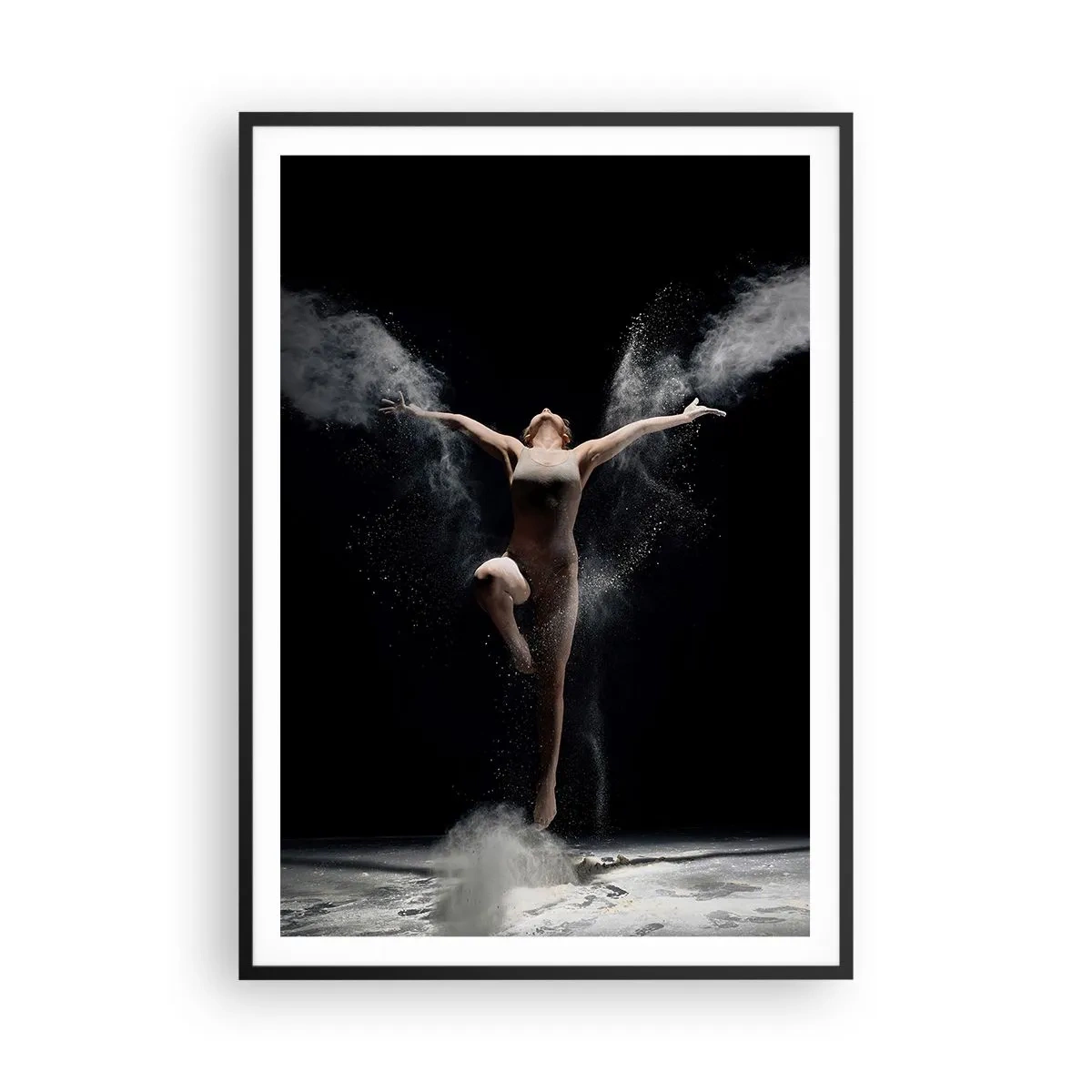 Poster in einem schwarzem Rahmen - Elfen existieren - 70x100 cm