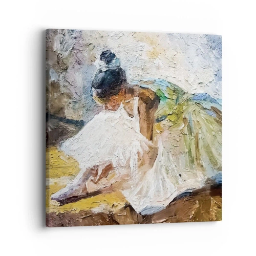 Bild auf Leinwand - Leinwandbild - Aus einem Gemälde von Degas - 40x40 cm