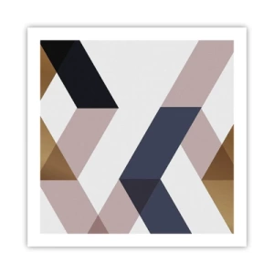 Poster - Ebenen und Winkel - 60x60 cm