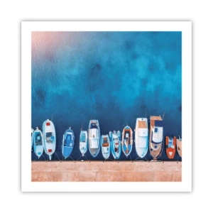 Poster - In einer Reihe - 60x60 cm