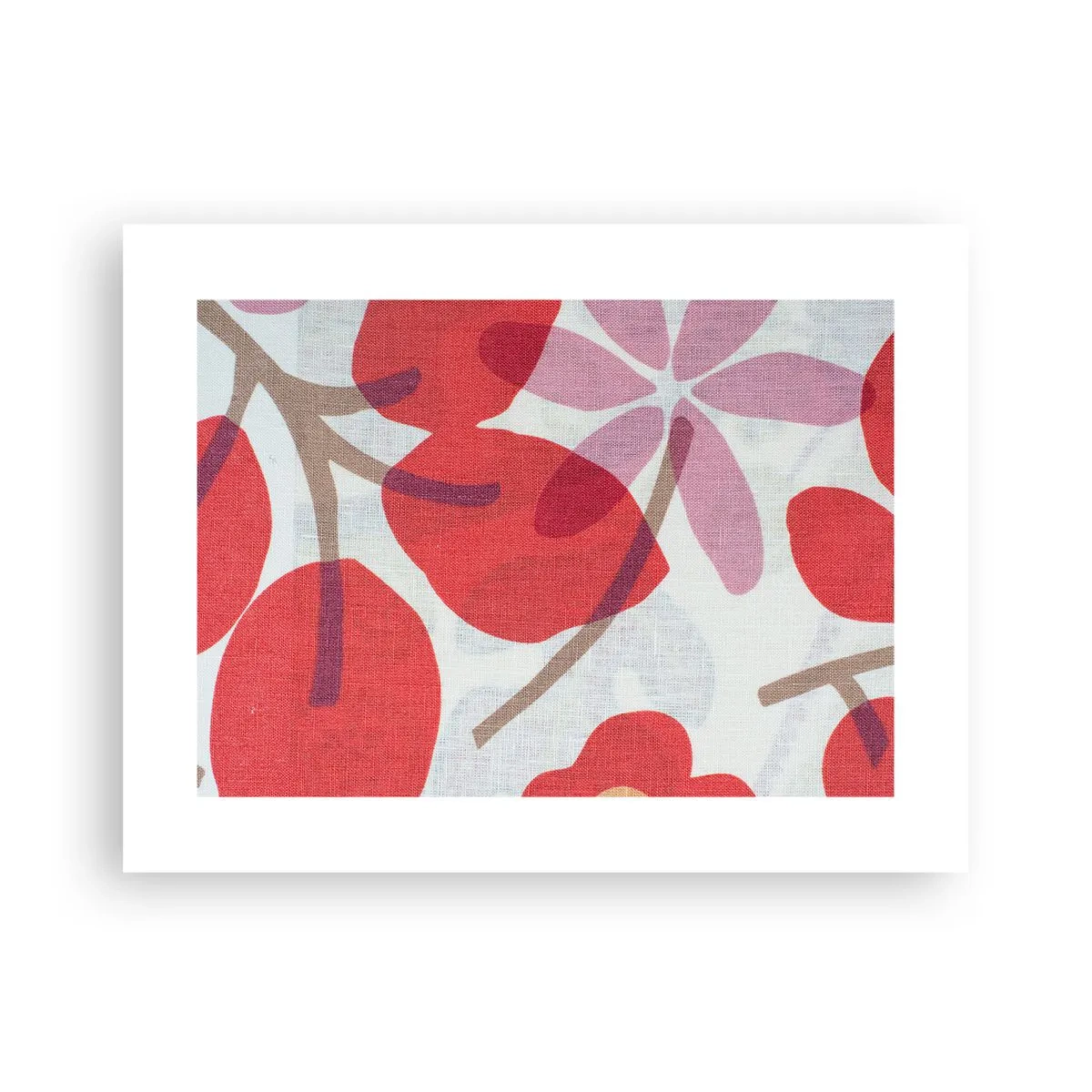 Poster - Blumenarrangement in Rosa - 40x30 cm