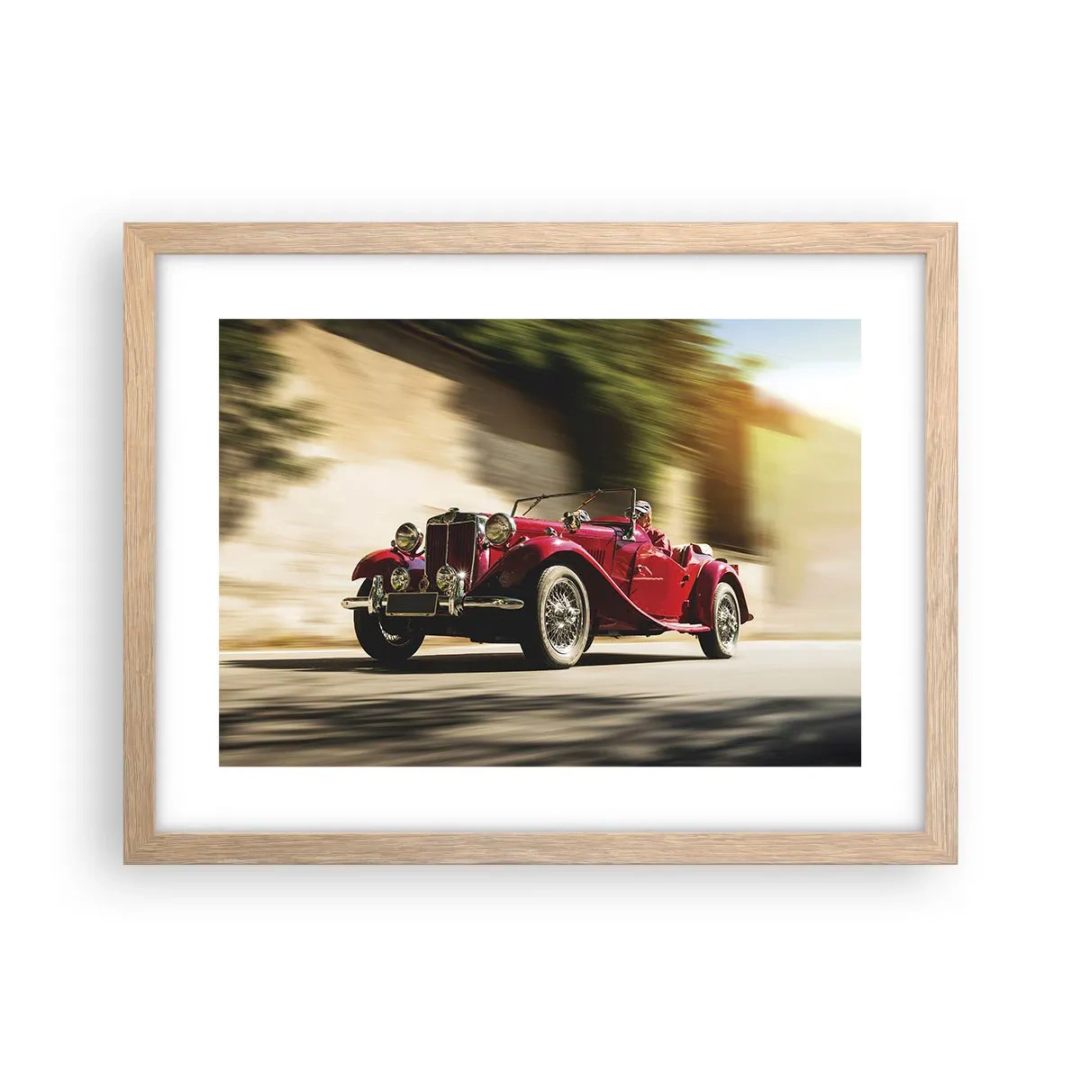 Poster in einem Rahmen aus heller Eiche - Schöner als Nike von Samothrake - 40x30 cm