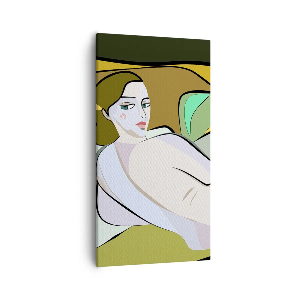 Bild auf Leinwand - Leinwandbild - Intimes Porträt - 55x100 cm