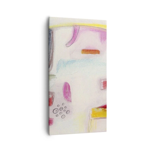 Bild auf Leinwand - Leinwandbild - Eher konvex als konkav oder flach - 55x100 cm