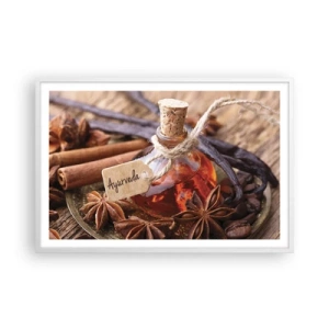 Poster in einem weißen Rahmen - Zur Einheit von Körper und Geist - 91x61 cm