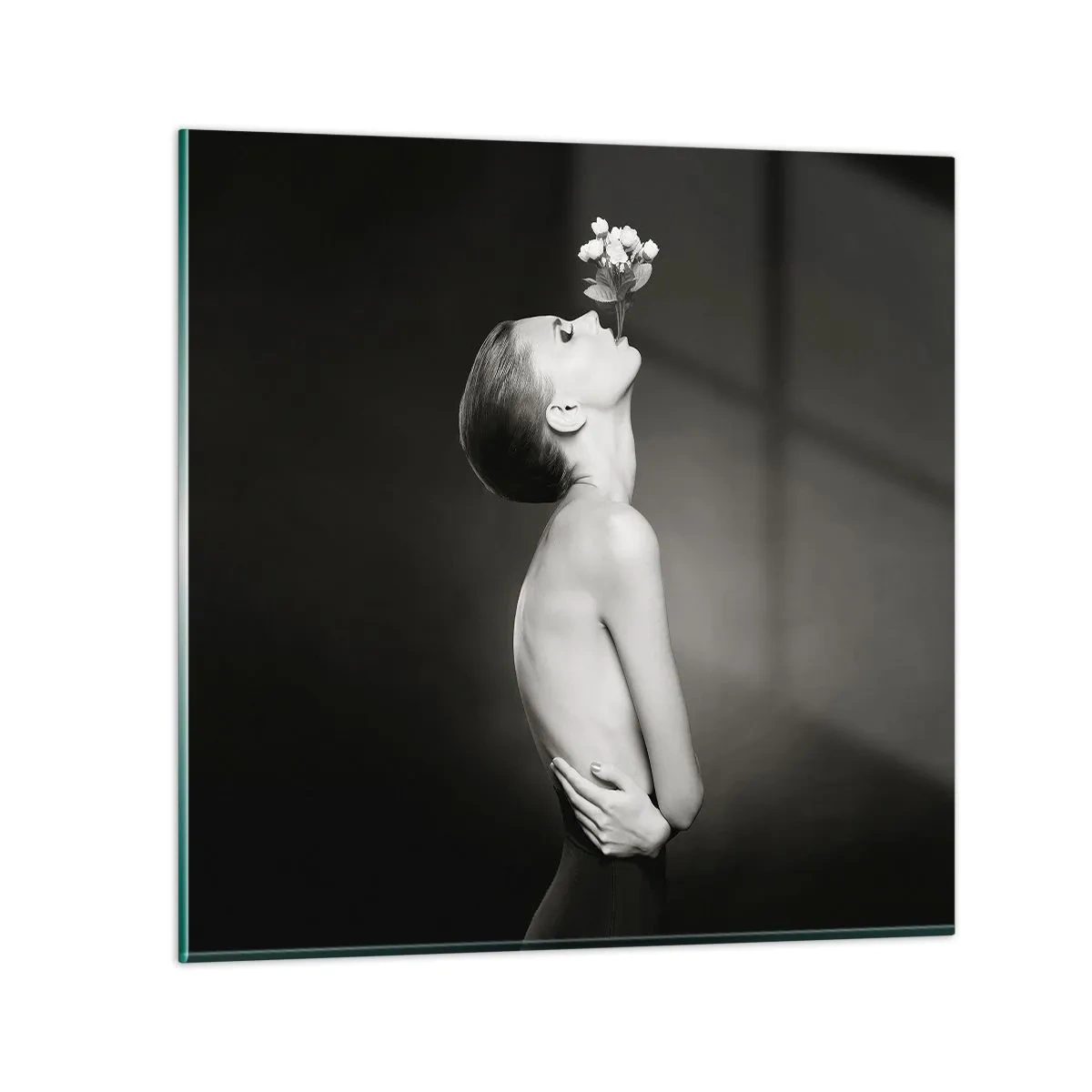 Glasbild - Bild auf glas - Exzentrische Eleganz - 50x50 cm