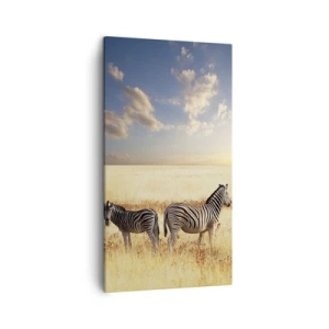 Bild auf Leinwand - Leinwandbild - Geh weg, sei nicht in Frieden - 45x80 cm