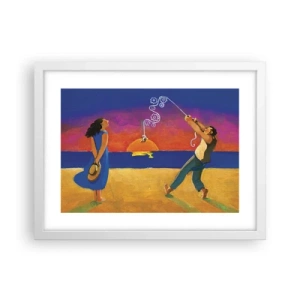 Poster in einem weißen Rahmen - Mehr als ein Sternchen vom Himmel - 40x30 cm