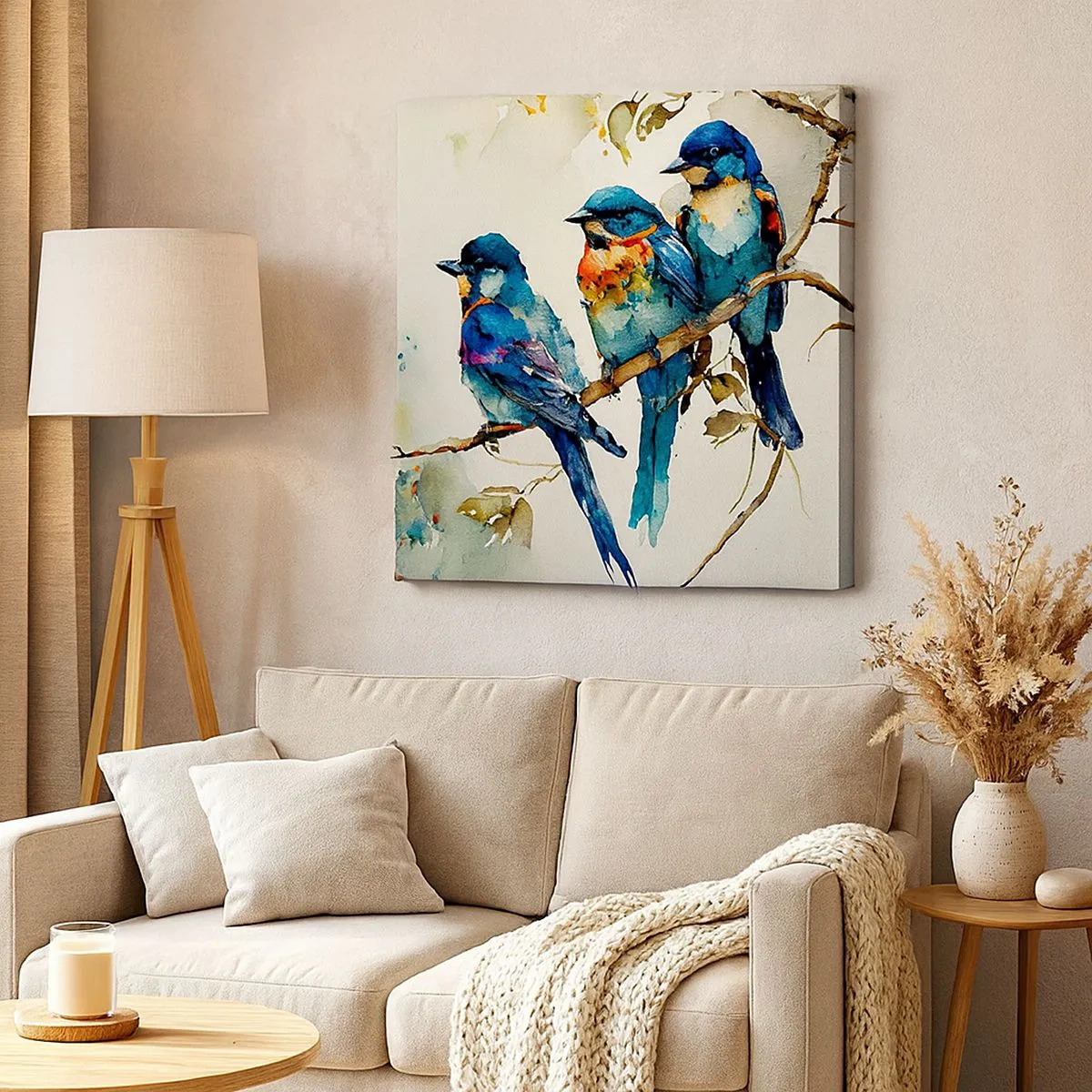 Bild auf Leinwand - Leinwandbild - War er beleidigt? - 30x30 cm