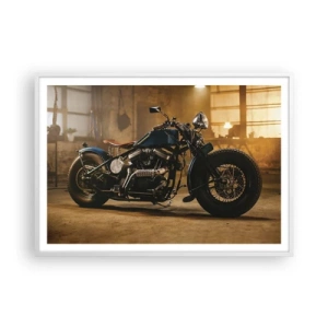 Poster in einem weißen Rahmen - Ich kann alles  - 100x70 cm