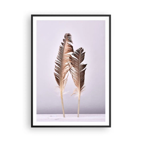 Poster in einem schwarzem Rahmen - Gegen das Nichts - 70x100 cm