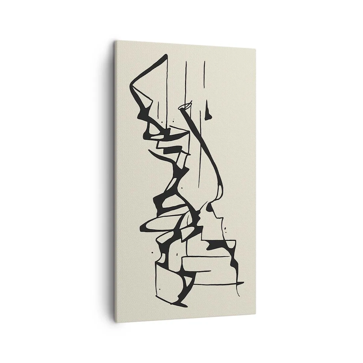 Bild auf Leinwand - Leinwandbild - Vielleicht eine Landschaft - 45x80 cm