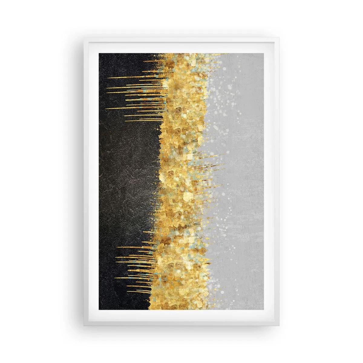 Poster in einem weißen Rahmen - Nach innen und nach oben - 61x91 cm