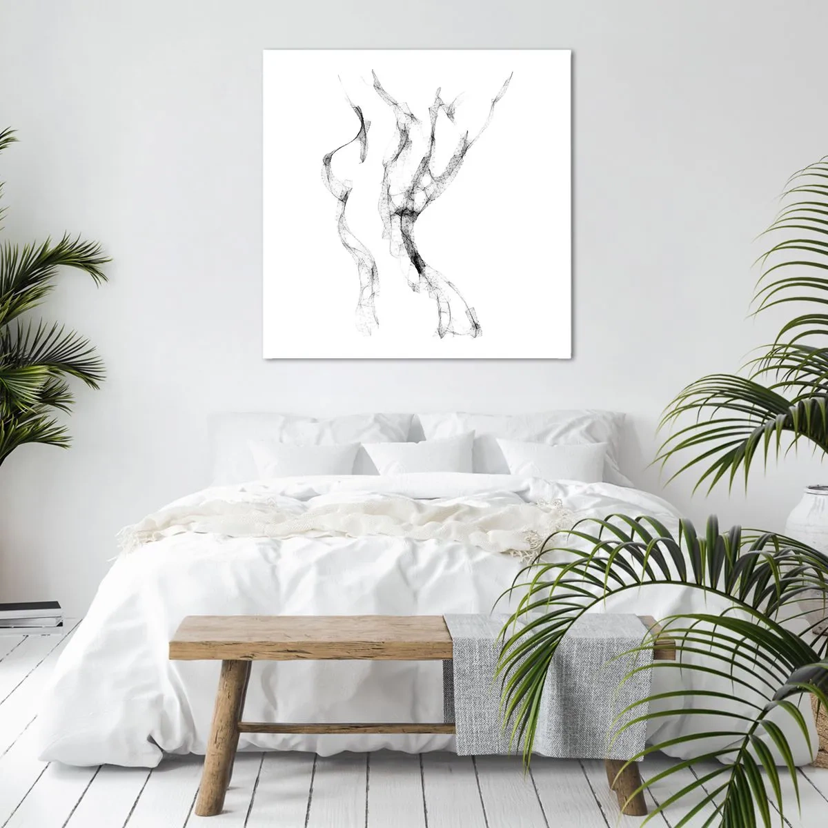 Bild auf Leinwand - Leinwandbild - Schön und stark - 40x40 cm