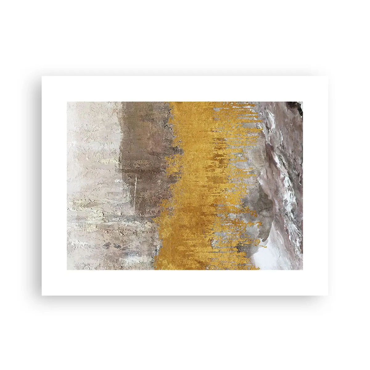 Poster - Goldene Explosion - 40x30 cm