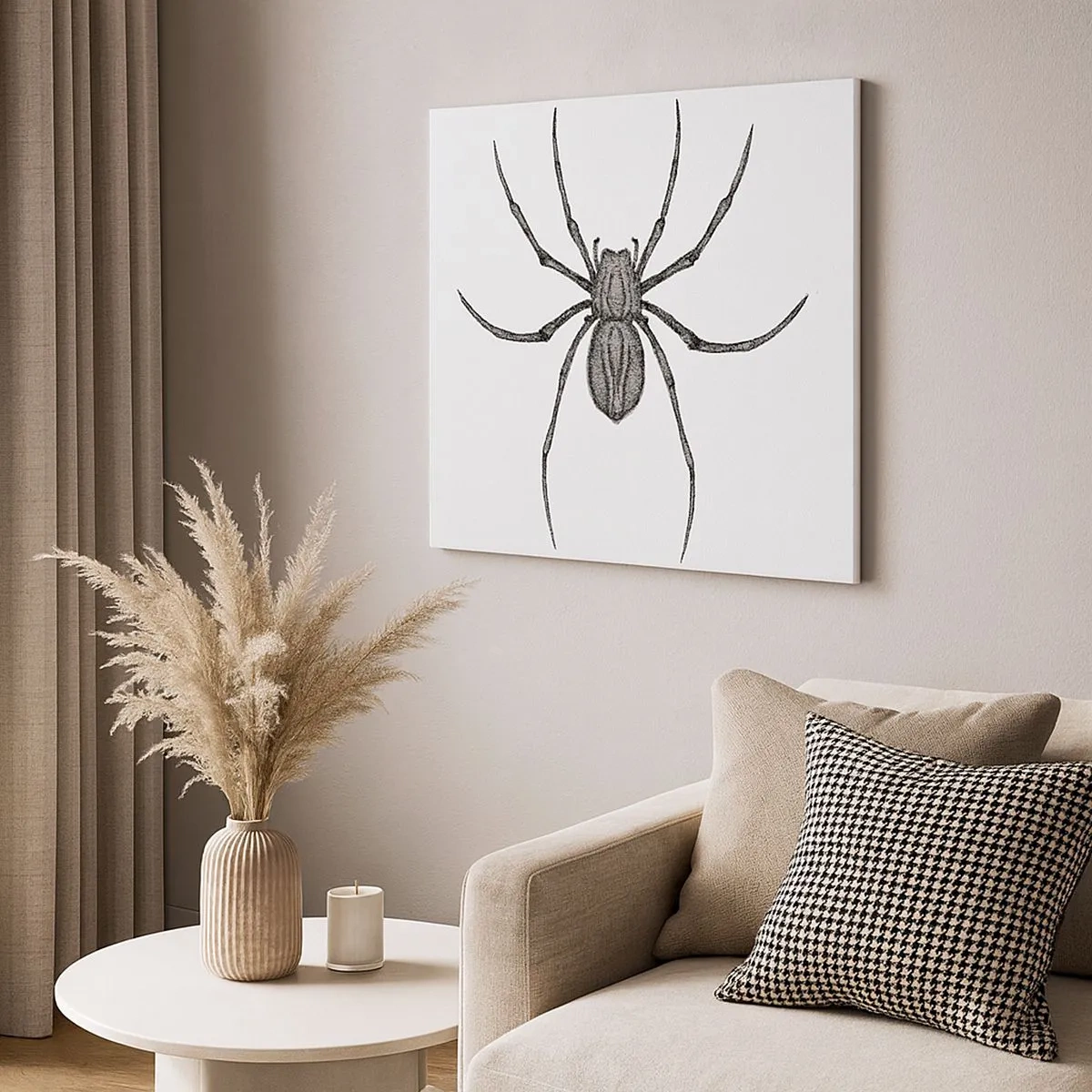 Bild auf Leinwand - Leinwandbild - Beunruhigende Präzision - 30x30 cm