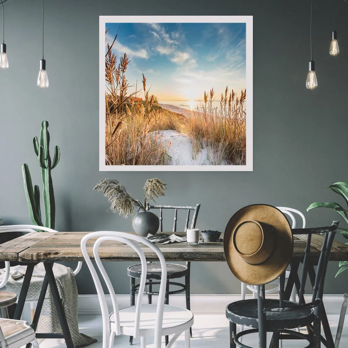 Poster - Nordstrand - 40x40 cm