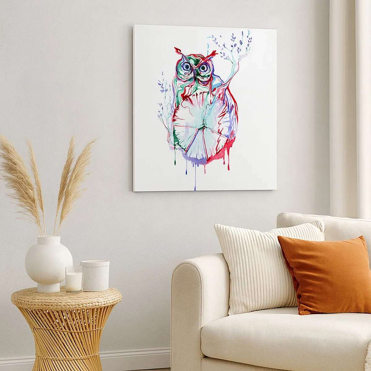 Bild auf Leinwand - Leinwandbild - Von Natur aus klug - 30x30 cm