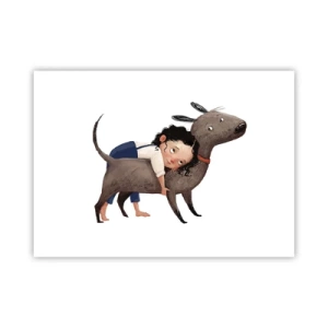 Poster - Beste Freunde - 70x50 cm