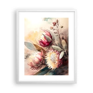 Poster in einem weißen Rahmen - Im Profil und en face - 40x50 cm