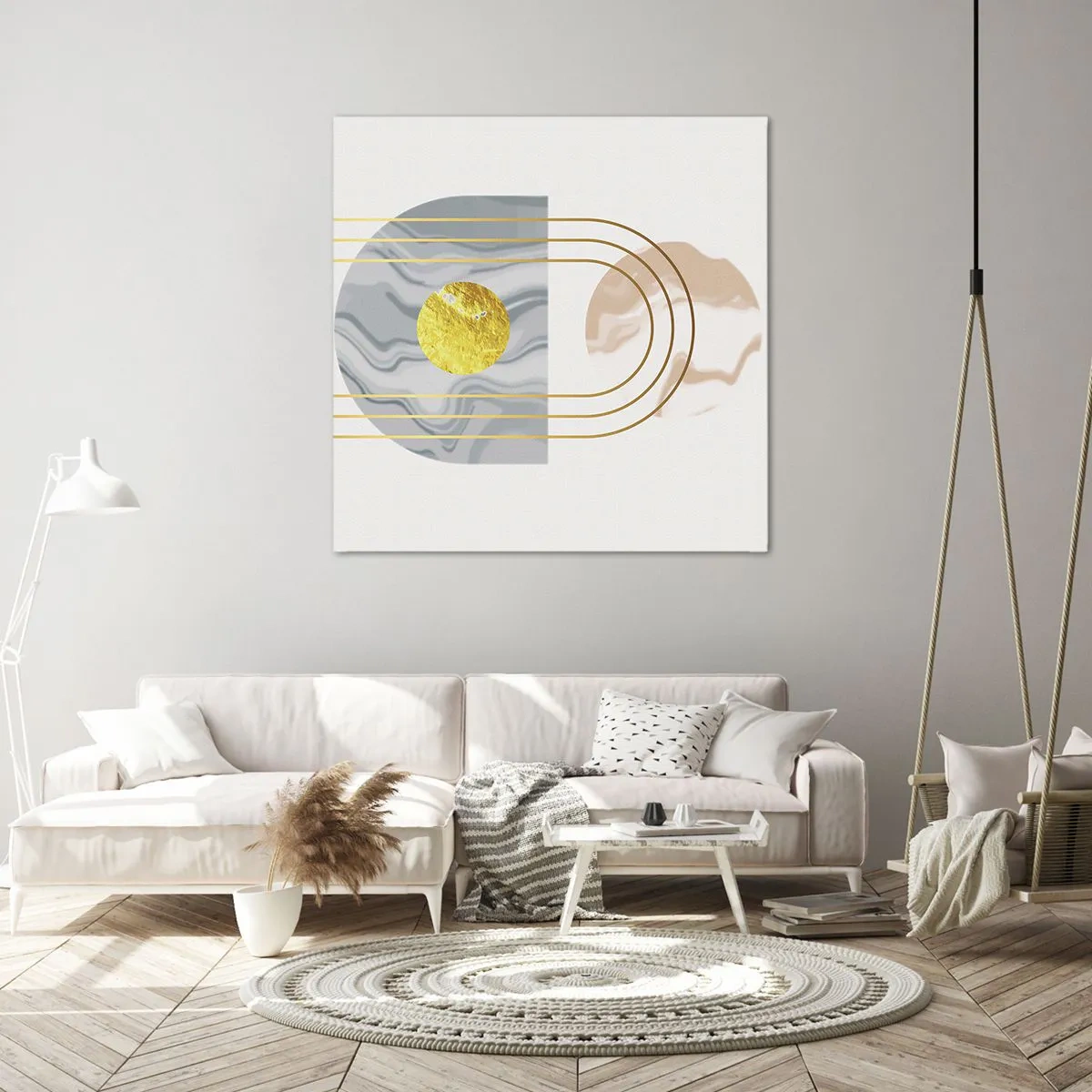 Bild auf Leinwand - Leinwandbild - Helligkeit und Brillanz - 70x70 cm