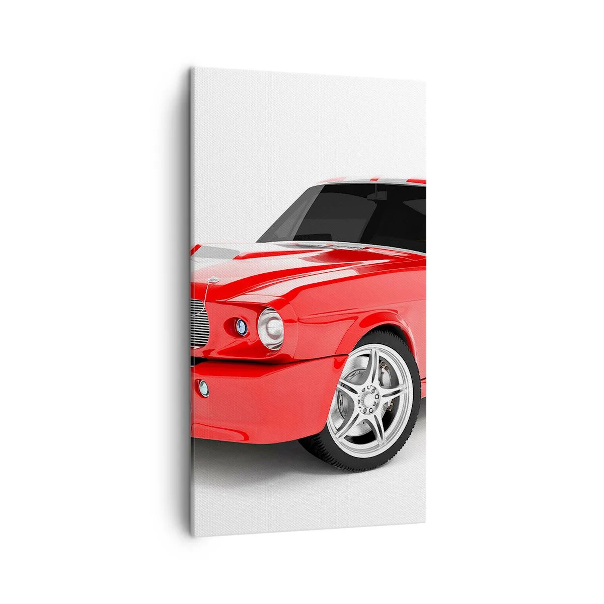Bild auf Leinwand - Leinwandbild - Ein Mustang so schnell wie der Wind - 45x80 cm