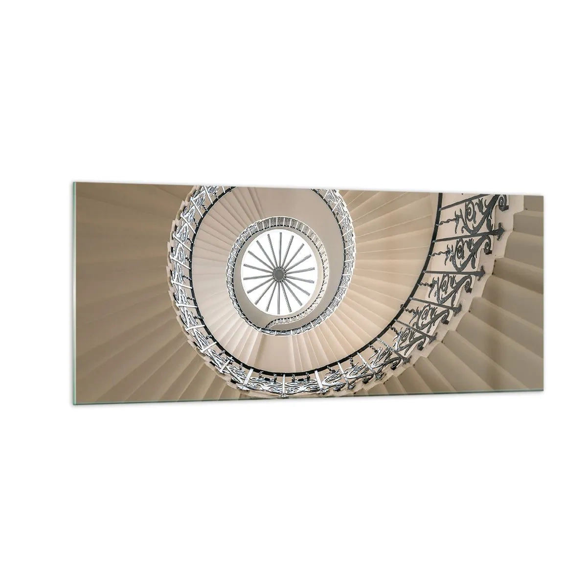 Glasbild - Bild auf glas - Im Inneren der Muschel - 100x40 cm