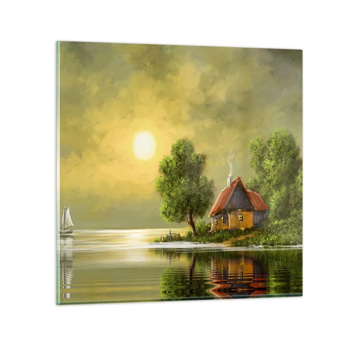 Glasbild - Bild auf glas - Schön, wie ein Bild - 50x50 cm