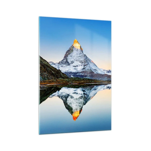 Glasbild - Bild auf glas - Zwei Welten - 70x100 cm