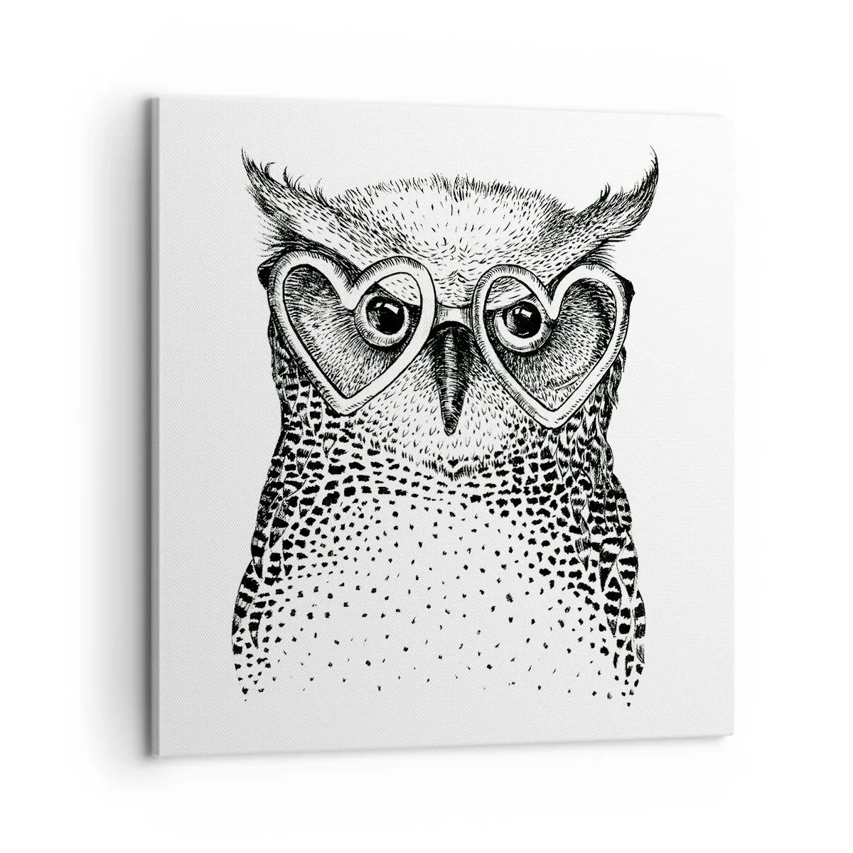 Bild auf Leinwand - Leinwandbild - Klug und mit Liebe - 60x60 cm